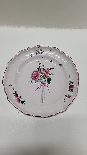 Assiette ancienne bouquet - assiette,