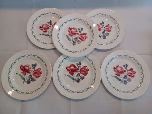 Assiette plate décor - -, 1
