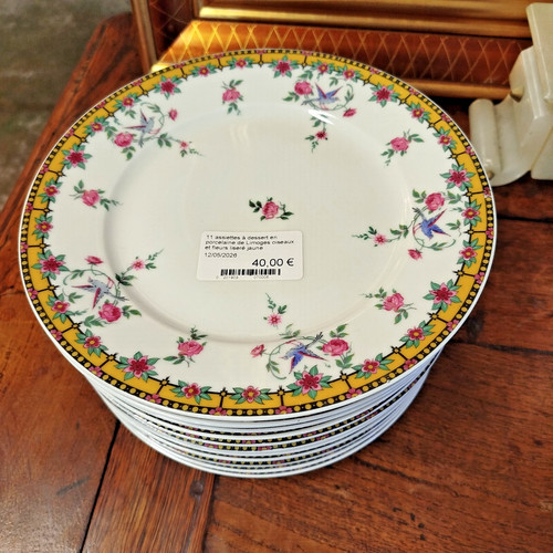 Assiettes plate dessert - 11,