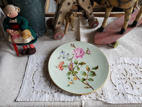 Porcelaine ancienne assiette - ,