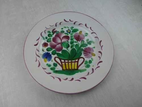 Assiette décor panier - , et