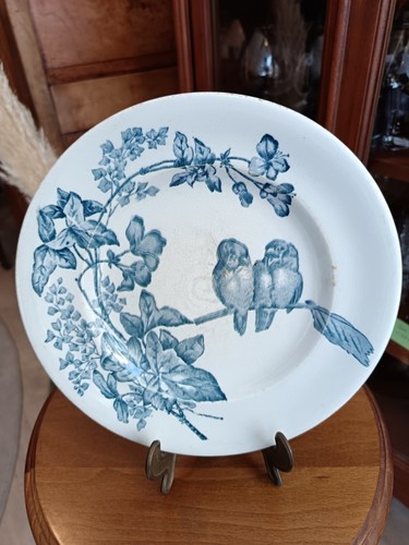 Assiette terre fer longwy - de,