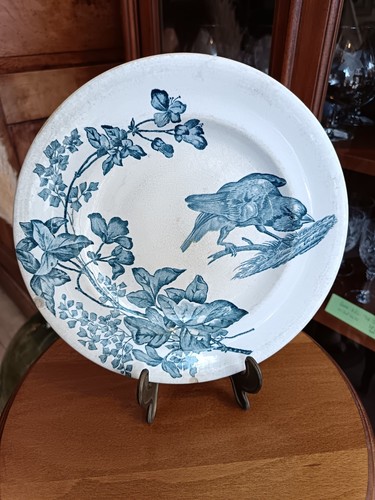 Assiette terre fer - fer, longwy